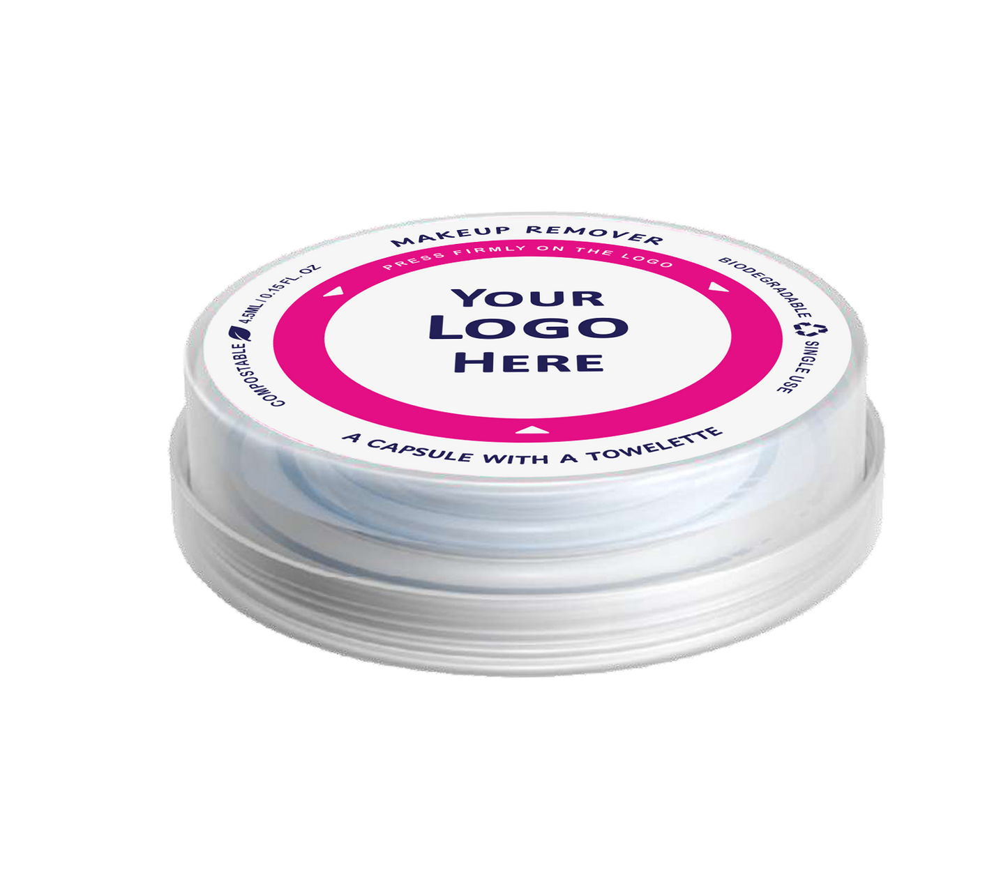 Make Up Remover - White label package of 30 pods